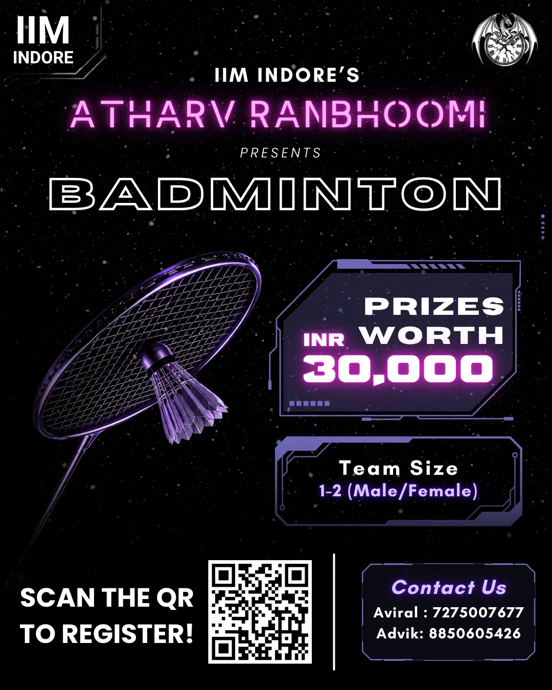 Badminton poster