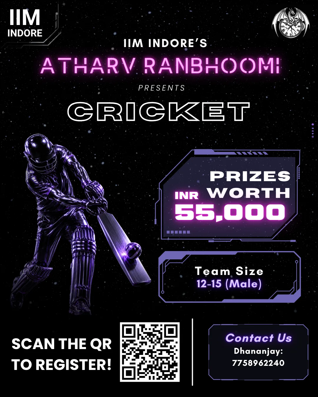 Cricket poster